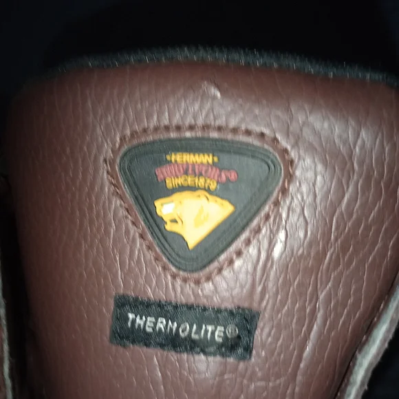 Brown & Black Leather Boots - Picture 4 of 7